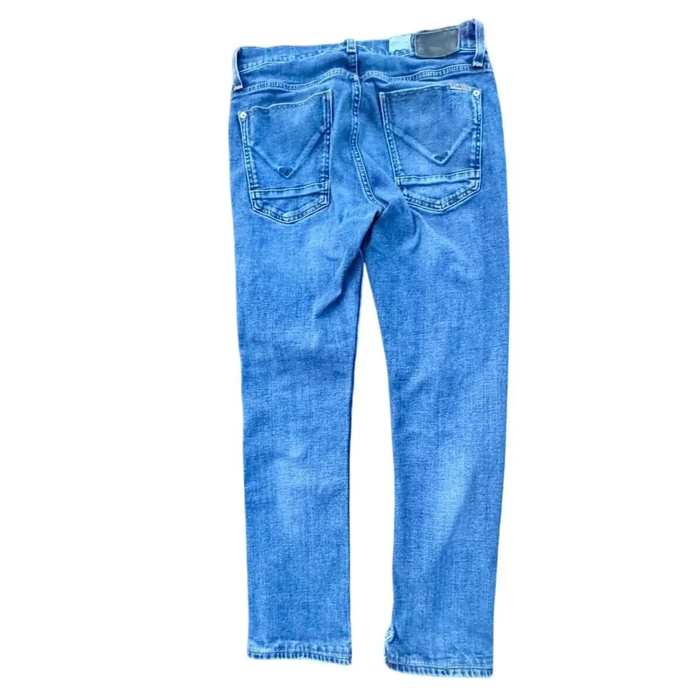 Hudson Byron Straight Jeans Mens 30 Blue Medium Wash Premium Denim